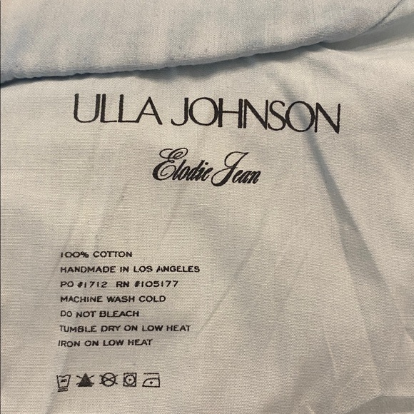 Ulla Johnson Elodie Jean Denim Shorts Blue Size 28 - Picture 9 of 9